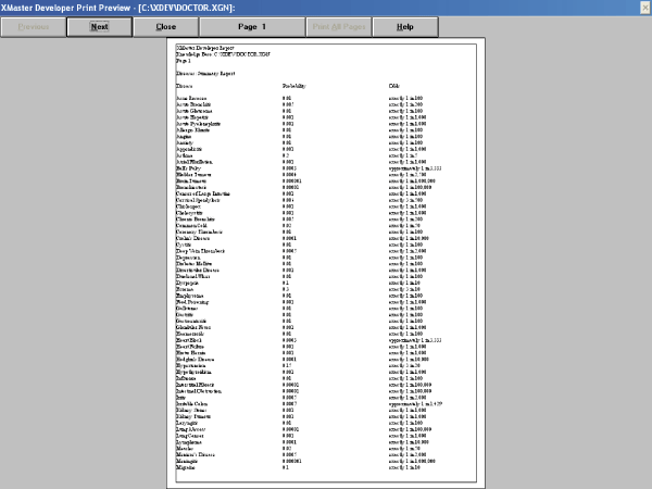 XMaster Developer Reports image